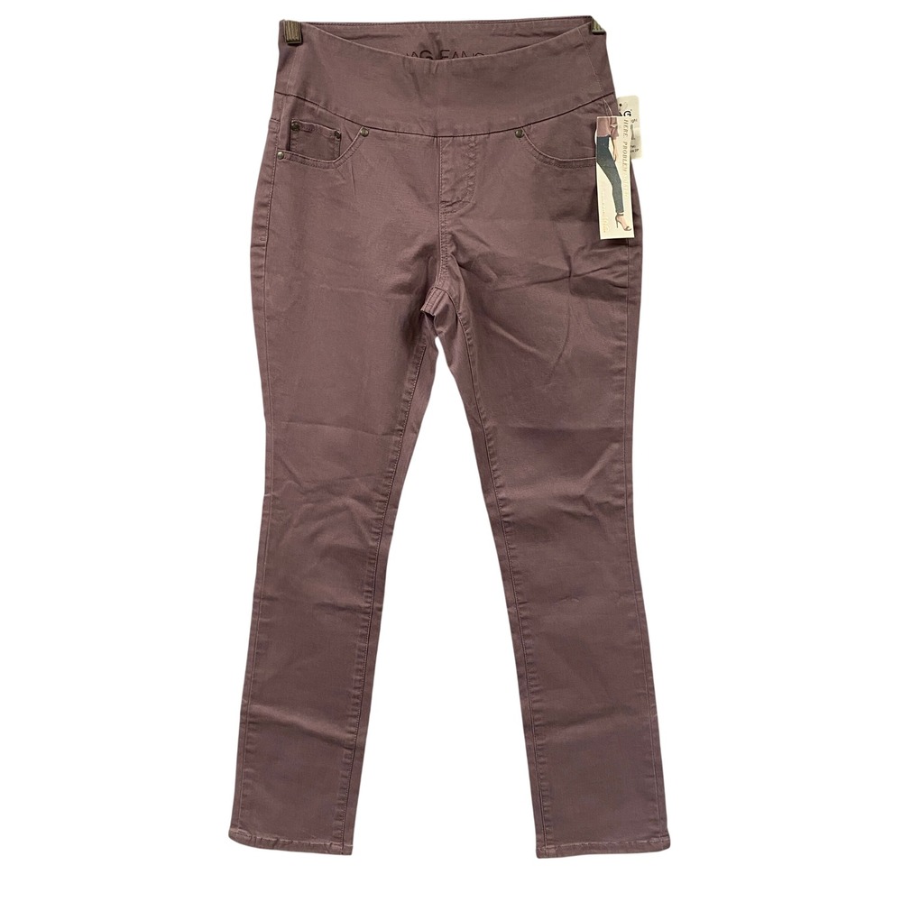 JAG Petite Peri Straight‎ Pull On Pants Purple Mist Size 2P Modern